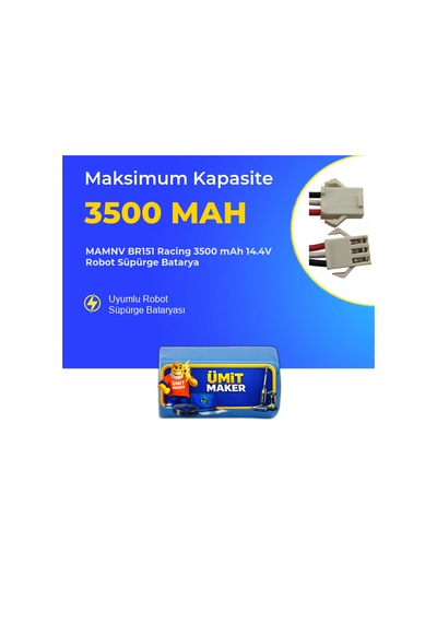 Mamnv Br151 Racing 3500 Mah 14.4v Robot Süpürge Batarya