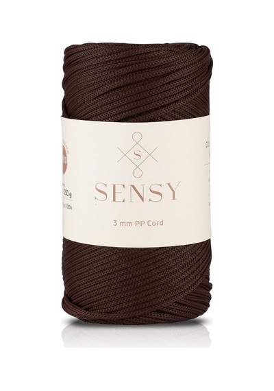 Tr 3 Mm - 250 Gr Polyester Makrome Ipi 120 M Polyester Makrome Ip Supla Ip Ve Çanta Ipliği Kahverengi Genel