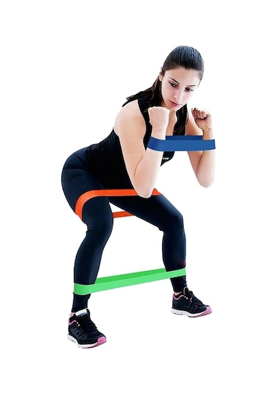 Zenvia Pilates Squat Aerobik Direnç Lastiği 5 Li Paket Znv2026 Çok Renkli