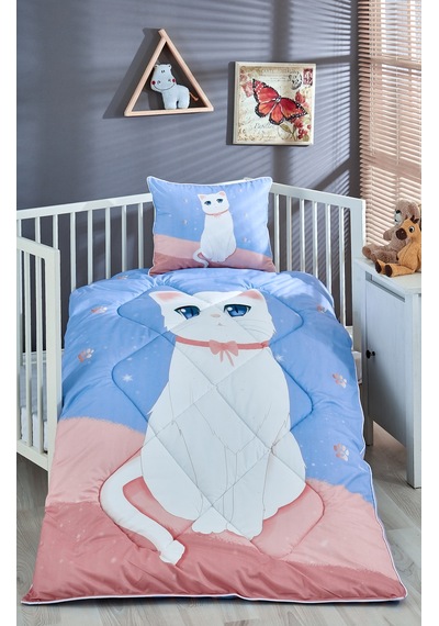 Komfort Home /B14 Dijital Baskılı Thermal Kumaş Bebek Yorgan  Seti