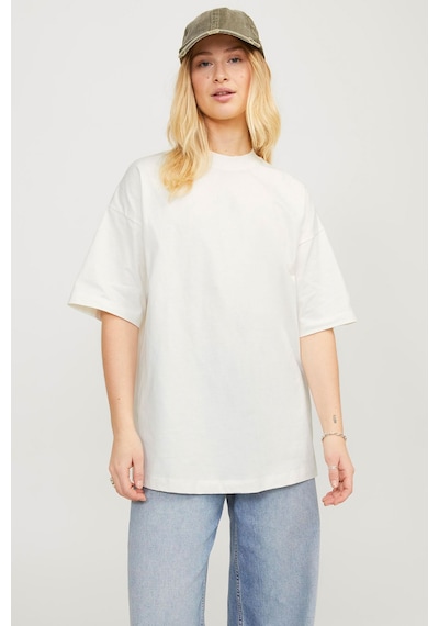 Jack & Jones Jjxx Jxvalerıa Ovs Ss Tee Jrs Ekru Kadın Kısa Kol T-shirt 000000000101961834 Bej