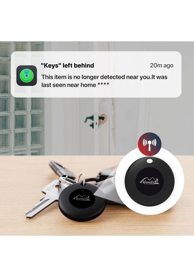 Tr Lifetag Apple İle Uyumlu Mfı Lisanslı Smart Tag Akıllı  4'lü Paket- Siyah