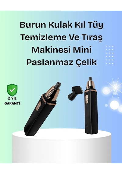 Lexroo Şarjlı Burun Ve Kulak Kılı Temizleme Makinesi Sessiz Motor