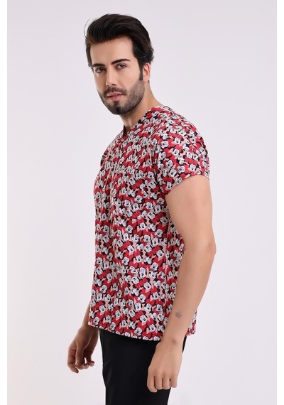 Yarasa Kol Dijital Desenli Üst - 6531 Mickey Mause-6954