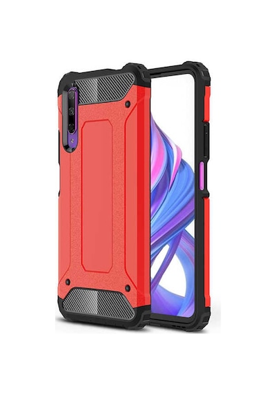 Kilifone - P Smart Pro 2019 Uyumlu - Kılıf Çift Katman Zırh Tank Crash Military Kapak - Gri