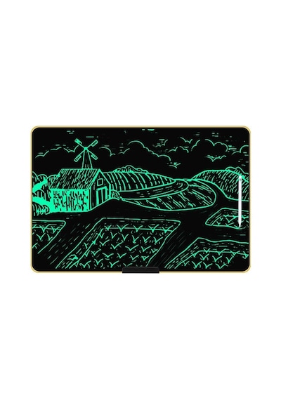 Tableti Xl Büyük Boy 21 Inç Lcd Çift Taraflı Yetişkinler Ve 3 Çocuklar Için Yazı Tahtası Çizim Yazma Karalama Genel