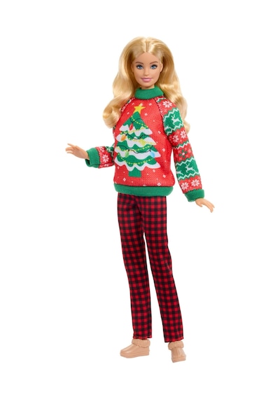 Barbie Holiday Sweater Yılbaşı Bebeği Jml09