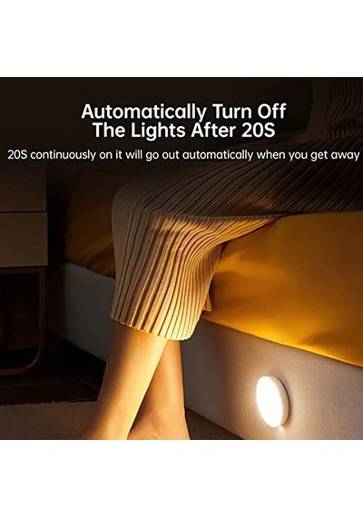 Sensörlü Usb Şarjlı Lamba Led Işık Sensörlü Lamp Gece Lambası Hareket Sensör Led Sensör Lamba Çok Renkli