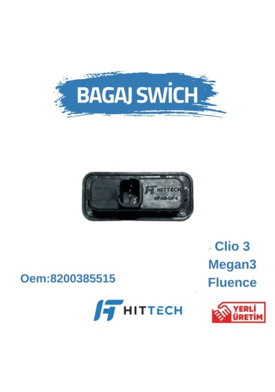 Renault Fluence Megan 3 Clio 3 Bagaj Açma Butonu Swich 1 Adet