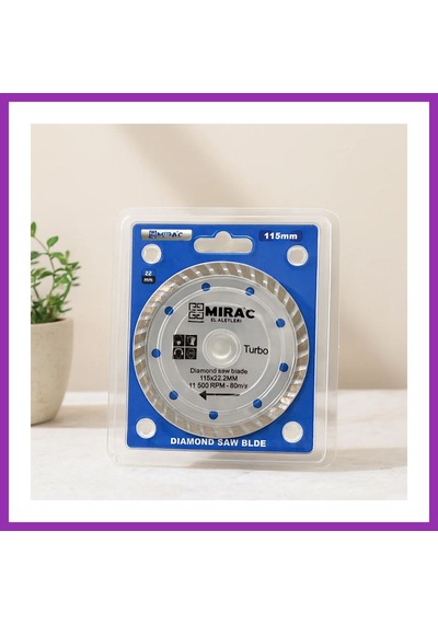 Bezos 115 Mm Mermer Kesme Diski 22.2 Mm İnce Turbo Bty