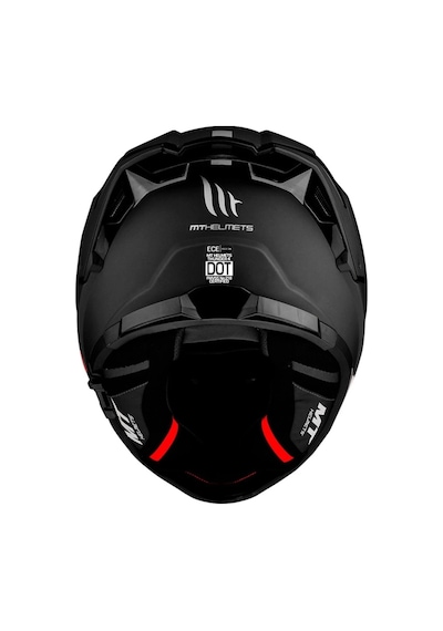 Mt Helmets Thunder 4 Sv Solıd A1 Şeffaf Vizör Motosiket Kaskı Mat Siyah