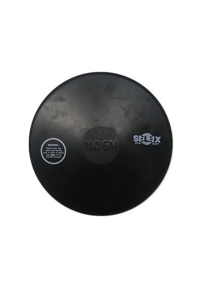 Selex 750 Gr Kauçuk Atletizm Disk Siyah