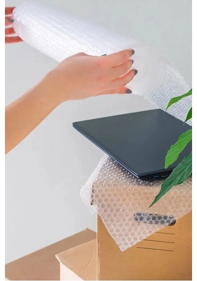 100 Cm X 10 Mt Üç Katlı Kalın Balonlu Naylon Patpat Pıtpıt Ambalaj, Paketleme, Eşya Koruma Naylonu 2
