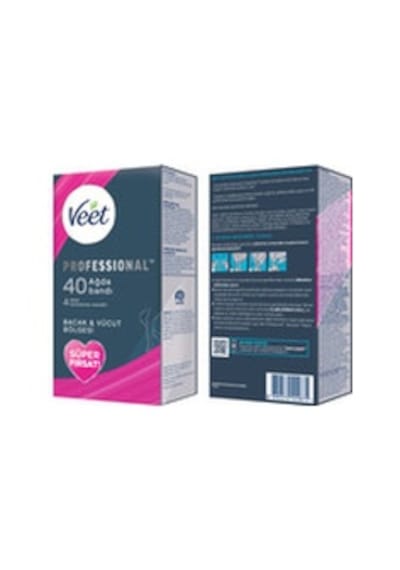 Veet Hassas Ciltler için Bacak ve Vücut Bölgesi Sir Ağda Bantları 40'lı