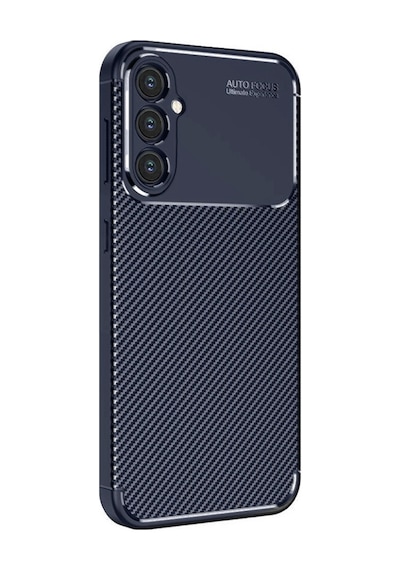 Samsung Galaxy Uyumlu S25 Kılıf Focus Carbon Silikon Kapak Lacivert