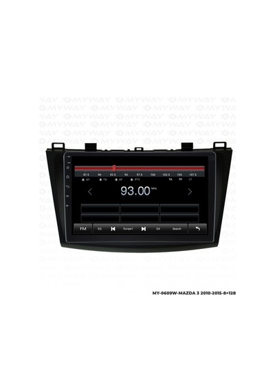 Myway Mazda 3 Android Multimedya Carplay Navigasyon Ekran - 8gb Ram+128 Gb Hdd - Myway