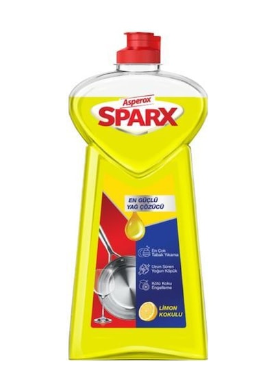 Asperox Sparx Sıvı Bulaşık Deterjanı Limon 1200 Ml