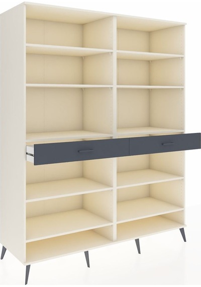 Kronos Gardrop 10 Raflı 2 Çekmeceli 176x59x221 Aytaşı-aytaşı/antrasit Aytaşı/antrasit Kronos Gardrop 10 Raflı 2 Çekmeceli 176x59x221 Aytaşı-aytaşı/antrasit Aytaşı/antrasit