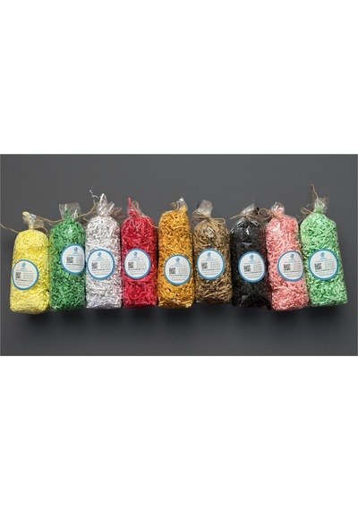 10 Renk Kırpık Kağıt Seti 100 Lü Gr Z Zigzag Hediye Kutusu Dolgu & Paketleme Süsleme Kağıdı