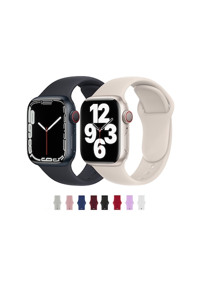 Microcase Apple Uyumlu  Watch SE 2022 40 MM Silikon Kordon Kayış - KY46-2