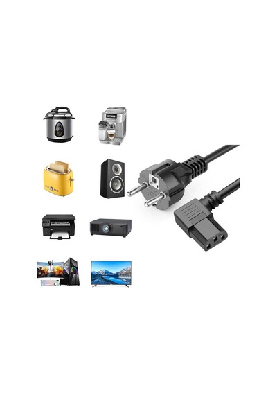 L Tip 90 Derece 1.5 Metre Psu Güç Power Kablosu Al4420