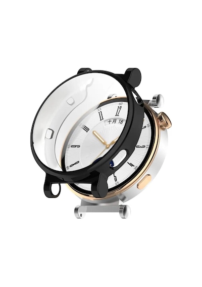 Huawei Watch Gt4 41mm Uyumlu Kasa Ve Ekran Koruyucu 360 Tam Koruma Silikon Kılıf