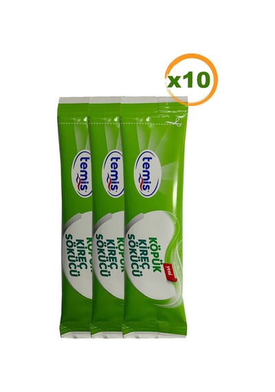Temis Köpük Kireç Sökücü & Parlatıcı Toz Yedek Şişe 8 Şaset Toz Ve Şişe