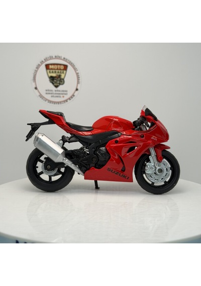 Suzuki Gsx-r1000 - 1:18 Ölçek 12cm Kutulu Diecast Model Kırmızı