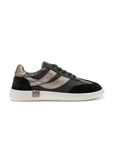 Sneaker Günlük Kadın Rc-25y-055-m2004 John May Siyah Süet-siyah Cilt-siyah Rugan Siyah Süet-siyah Cilt-siyah Rugan Siyah