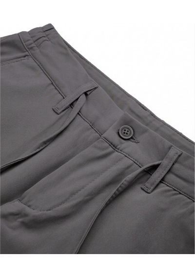 Deepsea Erkek Füme Esnek Kumaş Slim Fit Beli Lastikli Günlük Spor Pantolon 2601070