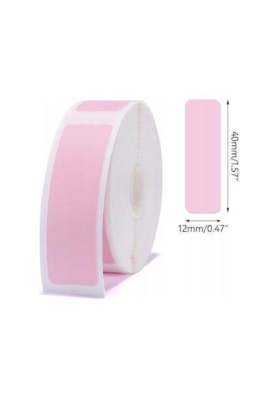 Niimbot T12x40mm 160 Adet Pembe Etiket D11, D110, D101, H1s