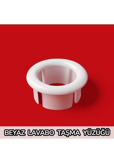 İz Yapı Beyaz Lavabo Taşma Yüzüğü A Tipi