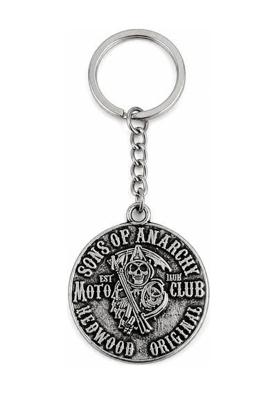 Sons Of Anarchy Temalı Metal Anahtarlık Vintage Motosiklet Kulübü Aksesuarı