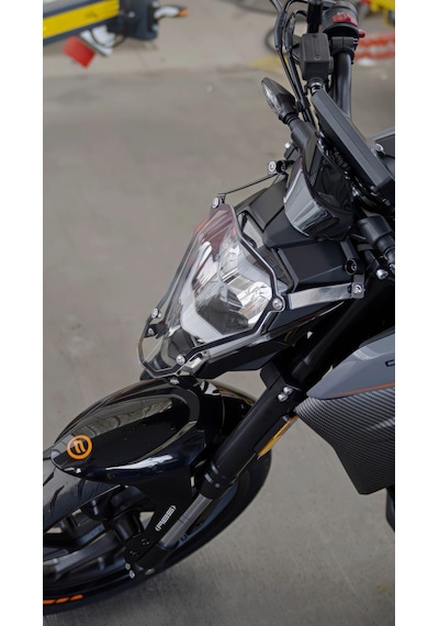 Moto Üçel Cfmoto Nk 250 Uyumlu Pleksi Far Koruma