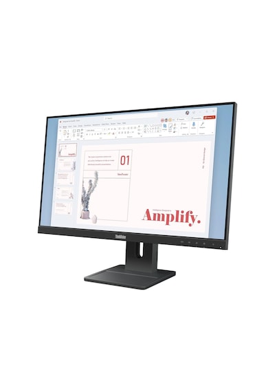 Lenovo Thinkvision E24-40 23.8 İnç 64bamar1tk 100hz 4ms Pivot Yükseklik Ayarlı Hdmı Displayport Vga Hoparlör Full Hd Ips Monitör