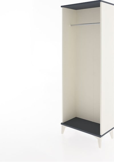 Arges Dolap Kapaklı Tek Askılı 60x30x163 Aytaşı-antrasit Aytaşı