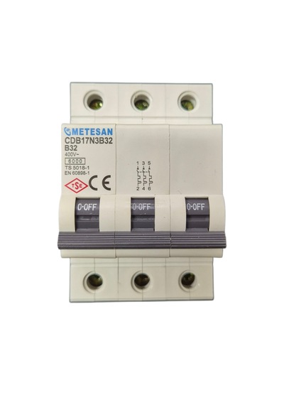 Metesan 3x32a B Tipi W Otomat Sigorta