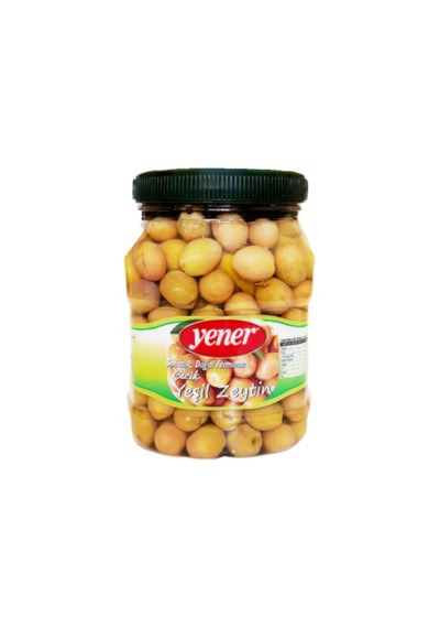 Yener Yeşil Çizik Zeytin 900 Gr Doğal Fermante