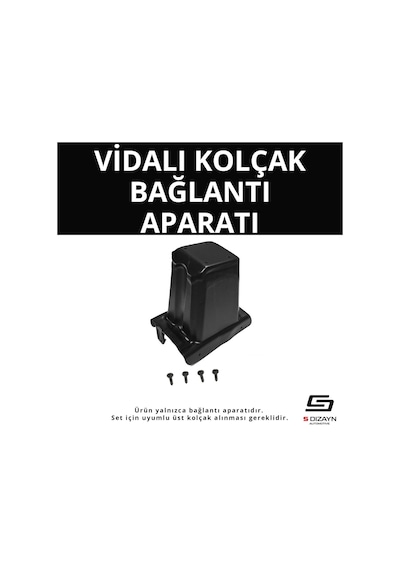 S-dizayn Fiat Doblo Abs Vidalı Kol Dayama Kolçak Alt Adaptör 2015 Üzeri A+kalite