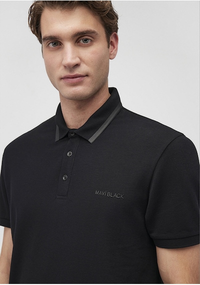 Mavi Siyah Erkek Polo Yaka T-shirt M0611829-900 SIYAH