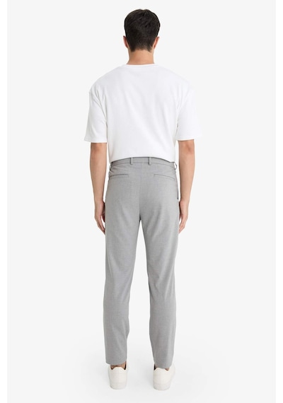 Defacto Tailored Regular Fit Kısa Paça Pantolon E9814ax25augr377 Gri