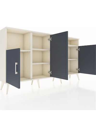 Arges Konsol 5 Raflı 4 Kapaklı 176x30x99 Aytaşı-antrasit/aytaşı Antrasıt/aytası - Aytası Arges Konsol 5 Raflı 4 Kapaklı 176x30x99 Aytaşı-antrasit/aytaşı Antrasıt/aytası - Aytası