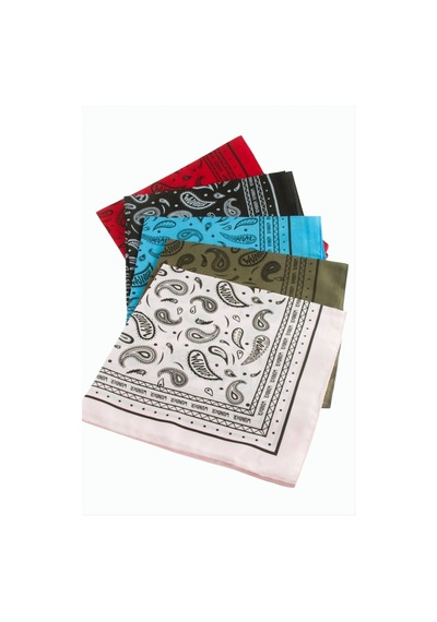 Çini Desenli Keten Bandana 50 50