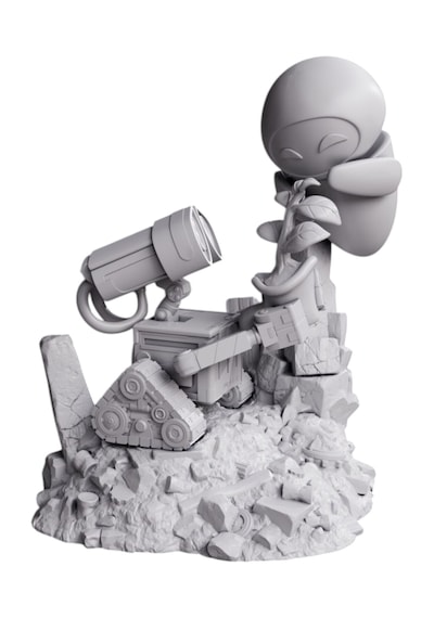 Premium Chibi Wall-e Ve Eve Figürü Pixar Koleksiyonu