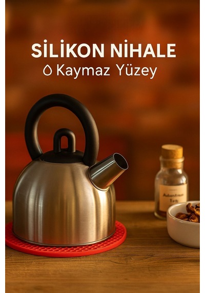 2'li Kaymaz Tabanlı Isıya Dayanıklı Silikon Nihale 18 Cm Silikon Diğer