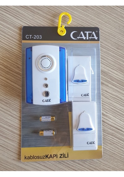Cata Ct-203 Kablosuz Kapı Zili Mavi