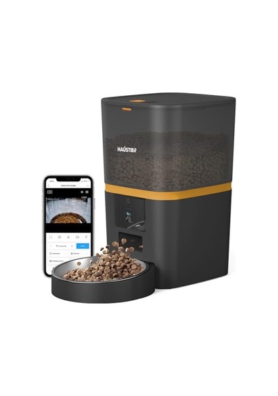 Qq005 Gece Görüşlü 480p Kameralı, Akıllı Otomatik Kedi Mama Kabı, Tuya App-wifi Uzaktan Kontrol, Sesle Çağırm
