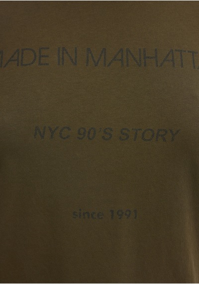 Mavi - Manhattan Baskılı Yeşil Tişört 1614317-80769