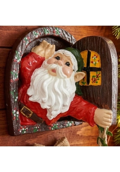 Yılbaşı Fenerli Cam Cüceleri Çifti Noel O115 2 Li