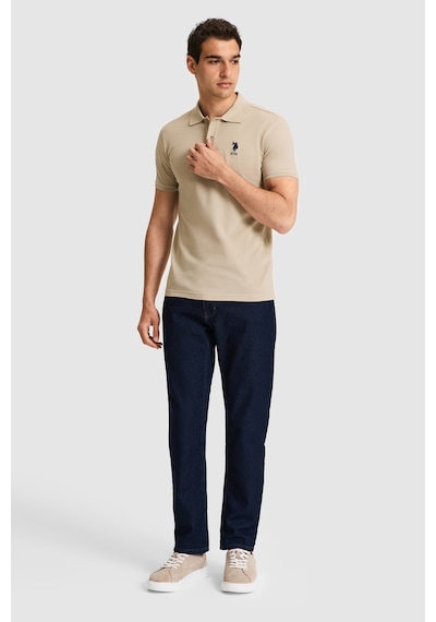 U.S. Polo Assn. U.s. Polo Assn. Erkek Açık Haki Tişört Basic 50326920-vr183 Acık Hakı